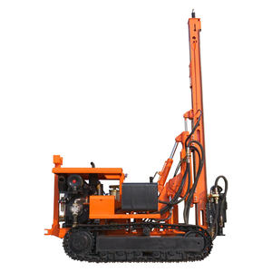 소형 펜스 포스트 드라이버 유압 파일 드라이빙 머신 (오거 툴 포함, 태양광 스크류 드릴링 및 암반 드릴링용) - Product Image 2