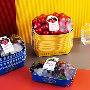 肉野菜果物のための環境にやさしい紙段ボールパルプ食品包装パルプフードトレイ