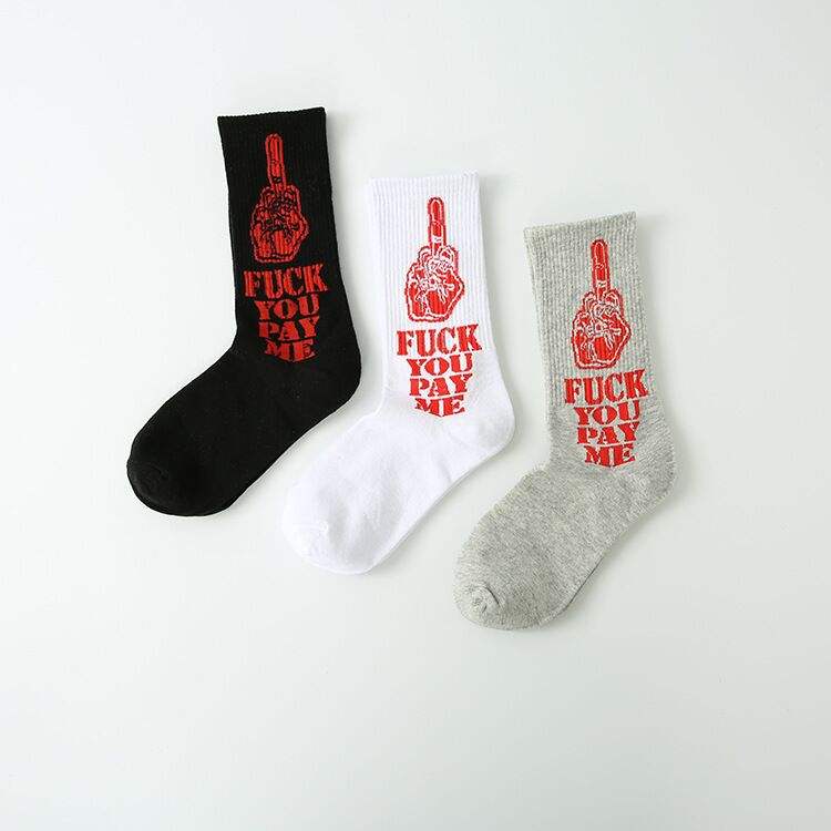 Finger black and white gray style