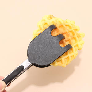 YIGO 9-Inch <strong>Mini</strong> Slotted Spatula Locking Stainless Steel Kitchen <strong>Tongs</strong> BBQ Serving Food <strong>Tongs</strong> with Silicone Cooking Tool - Product Image 4