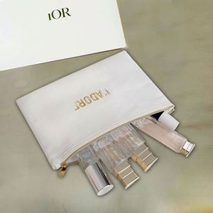 Zhenwo Nouvelle Trousse de Maquillage Pliable et Portable en Toile Imperméable avec Logo Doré Real Me, Style Enveloppe à Cordon - Product Image 3