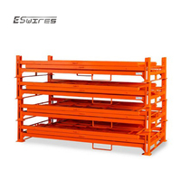 Porte-pneus et gerbeurs empilables en acier pliables personnalisés pour pneus de camion pneus de camion