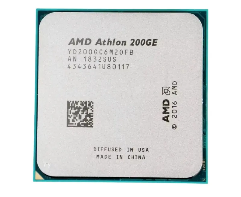 Voor Amd Athlon 200ge X2 200ge 3.2Ghz Dual-Core Quad-Thread Cpu Processor Yd200gc6m2ofb Socket Am4