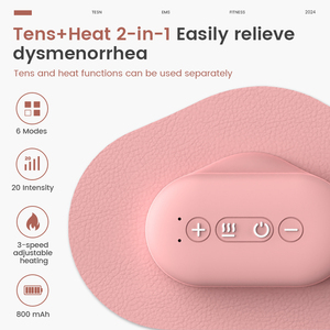 Dispositivo personalizado de alivio del dolor corporal con calefacción y masajeador Tens Control remoto inalámbrico para ajuste de temperatura - Product Image 3