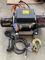 Treuil électrique 12V 24V 48V robuste pour véhicule, treuil à câble métallique de 2000 à 20000 LBS pour le sauvetage de camions et remorques tout-terrain