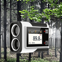 Télémètre laser de golf haute précision 600m, mesureur de distance extérieur, pour l'ingénierie et la chasse, batterie lithium rechargeable, 6X 905nm LCD