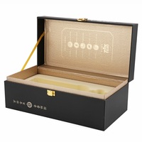 Anpassbar für Champagner glas Wein Geschenk box Starre Pappe Papier Metalls chloss Matt Laminierung Prägung UV-Beschichtung-Premium