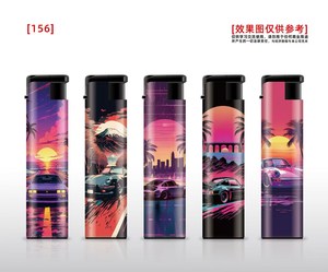 and <strong>custom</strong> supplier of waterproof, reusable, detachable vinyl adhesive stickers and labels for <strong>lighters</strong> with your logo. - Product Image 6