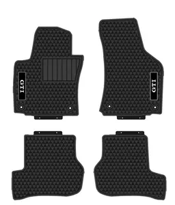 Tapis de voiture complet robuste antidérapant tapis de sol de voiture adapté pour VW <span class=keywords><strong>GOLF</strong></span> 5 & 6 <span class=keywords><strong>GTI</strong></span> - Product Image 1