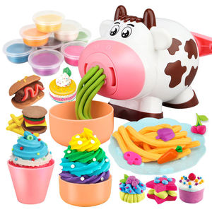 Machine à glaces et pâtes à modeler DIY pour enfants, jouets en argile, extrudeurs de pâte à modeler colorée, outils de découpe pour pâte à modeler pour enfants - Product Image 1