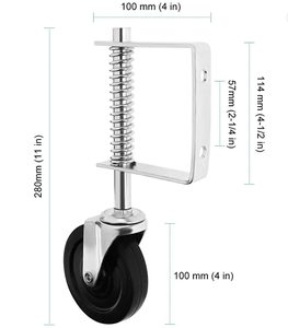 <span class=keywords><strong>Roue</strong></span> de support de porte robuste <span class=keywords><strong>pour</strong></span> porte battante de clôture - Product Image 4