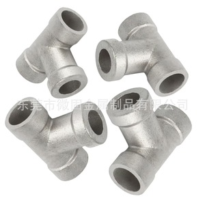 Accesorios de Tubería de Acero Inoxidable 316L, Micro Metales Sólidos, Fundición de Precisión en Forma de T para Uso en Plomería e Industrial - Product Image 1