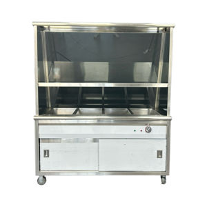 Baño María Eléctrico VICTORY KITCHEN, Calentador de Alimentos de Acero Inoxidable 201/304, Diseño Industrial Moderno para Supermercados, Restaurantes, Hoteles y Comedores - Product Image 4