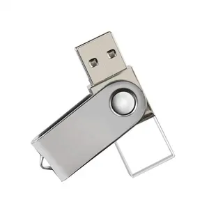 Оптовая продажа, поворотные USB-флеш-накопители 8 ГБ, 16 Гб со светодиодной подсветкой, подарок с логотипом OEM