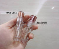 TERSEDIA TANPA MINIMUM ORDER Tabung Lip Gloss Kosong Lucu Mewah 2.5ml Bulat Dinding Tebal Transparan Grosir dengan Tutup Semprot Dalam