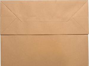 Sacchetti di Carta Kraft Marrone Personalizzati all'Ingrosso con Manici Sacchetti Regalo Sfusi per Pizza Feste di <span class=keywords><strong>Compleanno</strong></span> Spesa Vendita al Dettaglio e Aziende - Product Image 5