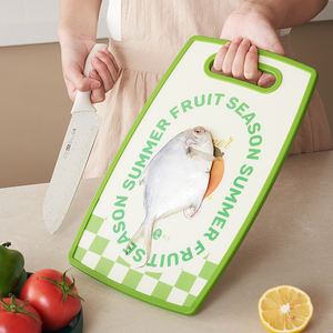 Tabla de Cortar con Borde Antideslizante y Antiderrames, Tabla de Picar Libre de BPA, Apta para Alimentos, Tapete de Cocina para Frutas, Verduras, <span class=keywords><strong>Carne</strong></span>, Uso Diario - Product Image 6