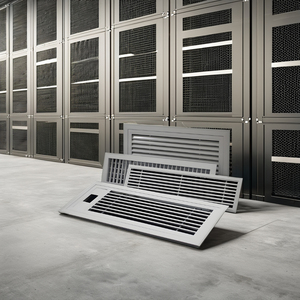 Rejilla de Ventilación Cuadrada de Aluminio Blanco de Una Sola Capa, Rejilla de Ventilación Lineal para Piso o Pared, Rejilla de Ventilación Personalizada - Product Image 3