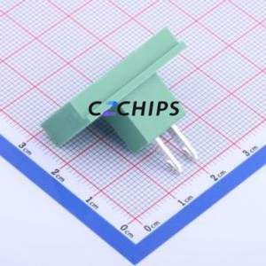KF2EDGWB-5.0-2P Plug-in Terminal Block Through hole,P=5mm Connector Board-to-Board / Socket - Closed Screw Fixing 1x2P 5mm - Product Image 2