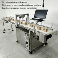 Machine de test de lecteur de codes QR automatique BMG, protection IP55, tri haute vitesse, élimination des défauts, convoyeur 220V/380V/110V