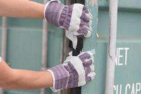 Guantes de Trabajo de Nailon de Seguridad Directo de Fábrica en EE. UU. para Uso en Construcción, Reductores de Impacto, Duraderos, Antideslizantes, 28 cm