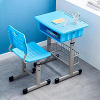 Meubles scolaires les plus vendus, ensemble table et chaise de classe, ensembles de tables scolaires modernes, bureau d'élève de classe