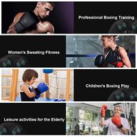 Machine de boxe musicale LED intelligente murale avec 8 modes de jeu électronique pour adultes et enfants (matériau PP)