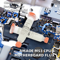 Amaoe M53 Solder bersih 10CC, minyak pasta fluks untuk perbaikan Motherboard CPU ponsel untuk pengelasan Solder Reballing ponsel