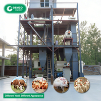 Nueva Planta Procesadora de Pienso para Animales, Aves de Corral y Ganado, de Acero Inoxidable, con Capacidad de 5 Toneladas por Hora