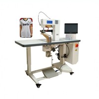 Machine de surjeteuse informatisée JY-601C liaison d'os latérale pliante efficace pour un usage domestique avec surjeteuse aveugle utilisée