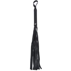 Jouets érotiques pour couples, fouet en cuir noir alternatif, jouets pour adultes pour jeux de domination et de soumission. - Product Image 2