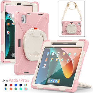 Funda resistente con asa tipo armadura y soporte para <span class=keywords><strong>Xiaomi</strong></span> <span class=keywords><strong>Mi</strong></span> Pad 5 / PAD 5 Pro <span class=keywords><strong>11</strong></span>" 2021 con correa de hombro para transportar la tableta - Product Image 1