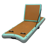 2023 nouveau Style gonflable flottant plate-forme natation eau île Jet Ski Dock tapis PVC matériel à vendre
