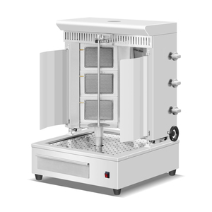 Máquina de Asar Carne <span class=keywords><strong>a</strong></span> Gas de Acero Inoxidable para Shawarma, Kebab, Doner y Gyro, Ideal para Restaurantes, Hoteles y Tiendas de <span class=keywords><strong>Comida</strong></span>, Modelo 2026 - Product Image 2