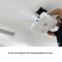 Projecteur numérique SMX pour grands espaces, 3LCD WUXGA, 6000 lumens, avec HDMI, pour projection de simulation en intérieur
