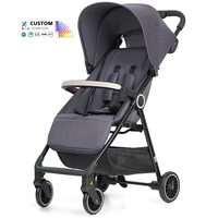 Voitures pour bébés. Poussette pour bébé, légère, facile à plier, poussette compacte, poussette portable pour voyager en avion