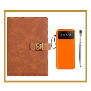 Set de Regalo de Cuaderno de Cuero A5 Personalizado de Lujo 3 en 1 para Reuniones Corporativas y Ceremonias de Graduación de Clientes - Product Image 6