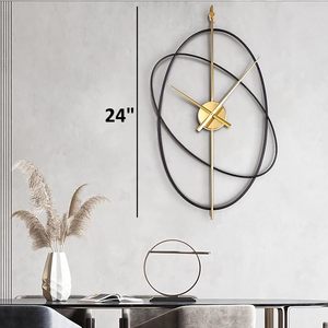 Horloge murale décorative à mécanisme à quartz de qualité supérieure avec un design élégant pour un chronométrage précis et une décoration murale moderne - Product Image 5