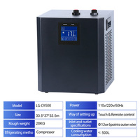 ICEGALAX prix usine petit réservoir de poissons refroidisseur d'eau Machine Aquarium refroidisseur système de refroidissement pour aquarium