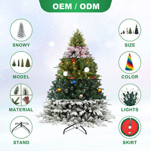 <span class=keywords><strong>2023</strong></span> NOUVEAU Arbre <span class=keywords><strong>de</strong></span> Noël artificiel floqué avec support en métal - Product Image 6