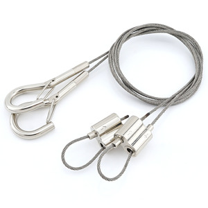 Kit de suspension réglable pour luminaires de plafond avec câble 1x19/7x7, directement de l'usine - Product Image 2