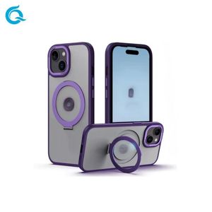 Xoay đứng Frosted điện thoại di động trường hợp không dây sạc điện thoại di động trường hợp cộng với tiếp thị kế hoạch - Product Image 1