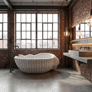 Bañeras Ovaladas Modernas de Lujo Hechas a Medida, Exclusivas, de Madera Blanca, Independientes, para Baño, Villa, Hotel, Casa - Product Image 4