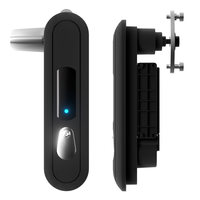 Cerradura Inteligente Compacta para Gabinetes Eléctricos, de Aleación de Aluminio, Impermeable, con Control Remoto por Aplicación Bluetooth