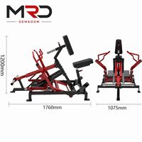 Máquina de remo sentado con carga de placas comercial para entrenamiento de fuerza de espalda y parte superior del cuerpo para gimnasios y centros de fitness