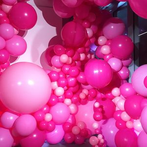 ลูกโป่งสีชมพูสดใสสำหรับวันวาเลนไทน์ 60 แพ็ค ขนาด 12 นิ้ว ลูกโป่งลาเท็กซ์สีชมพูพรีเมียมพร้อมลูกโป่งคอนเฟตติ ของขวัญสำหรับเจ้าหญิง - Product Image 5