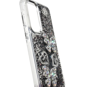 Custodia per telefono LIANGYAN all'ingrosso dalla fabbrica con accessori a farfalla in resina elettrificata e cornice per lenti galvanizzata - FUNDAS PROTECTOR Carcasa - Product Image 3