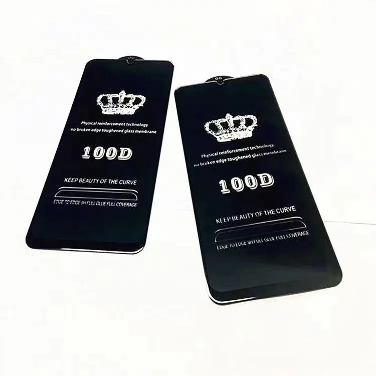 100D fully covered 3D high aluminum tempered glass 0.4mm arc edge suitable for Samsung M11 M21 M31 M51 M01 Screen Protector