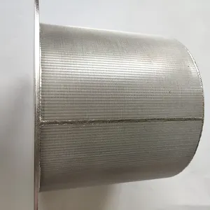 Спеченный металлический фильтрующий цилиндр со съемными круглыми отверстиями из нержавеющей стали и проволочной сетки от поставщика