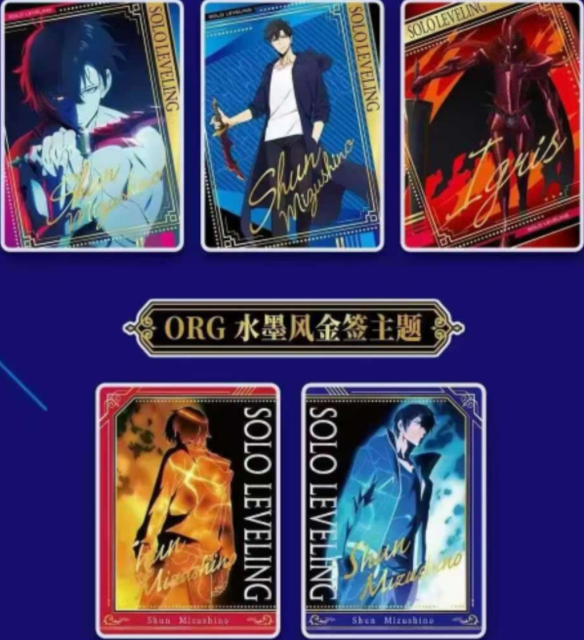 solo leveling card sleeves Solo Leveling Card Sleeves for Yu-Gi-Oh! Fans